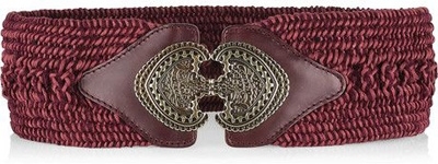 Etro Wide Woven Cotton-Blend Belt