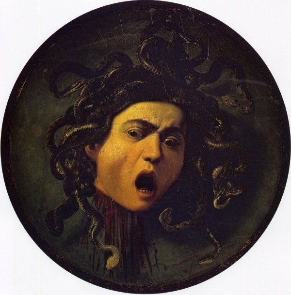 Medusa” by MICHELANGELO Caravaggio