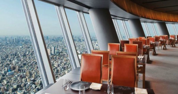 Sky Restaurant 634 - Tokyo, Japan