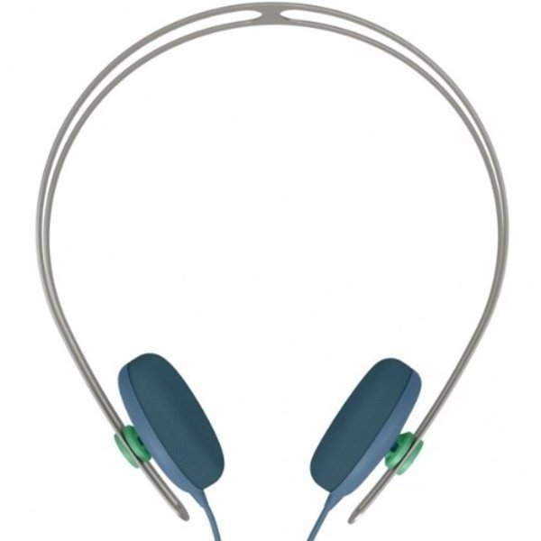 Tracks Headphones with Mic, Petrol Blue