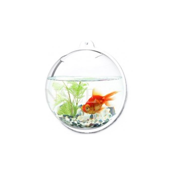 Wall Mount Hanging Beta Fish Bubble Aquarium