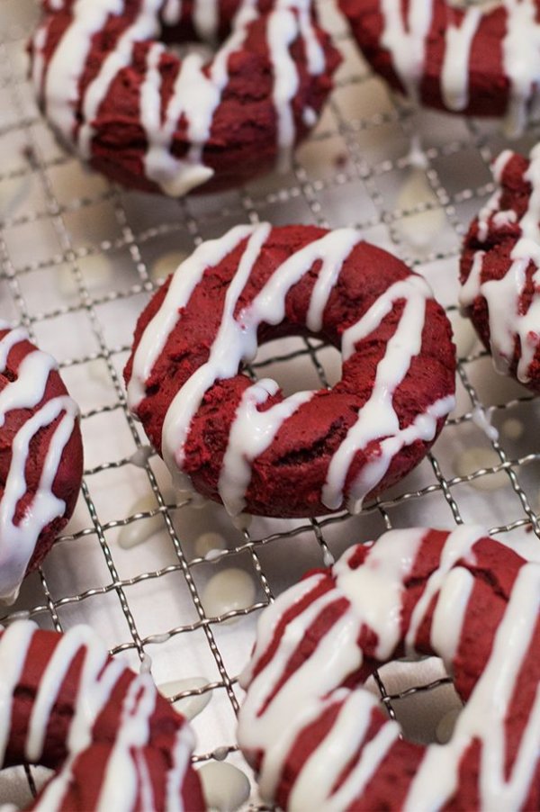 Red Velvet Doughnuts