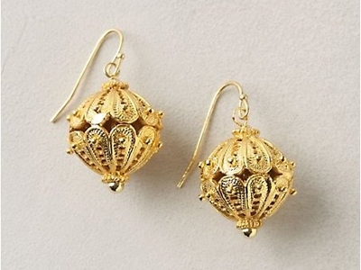 Wendy Mink Orb D’Oro Earrings