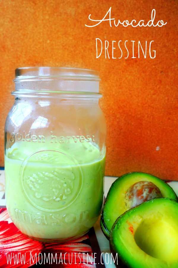 Simple Avocado Salad Dressing