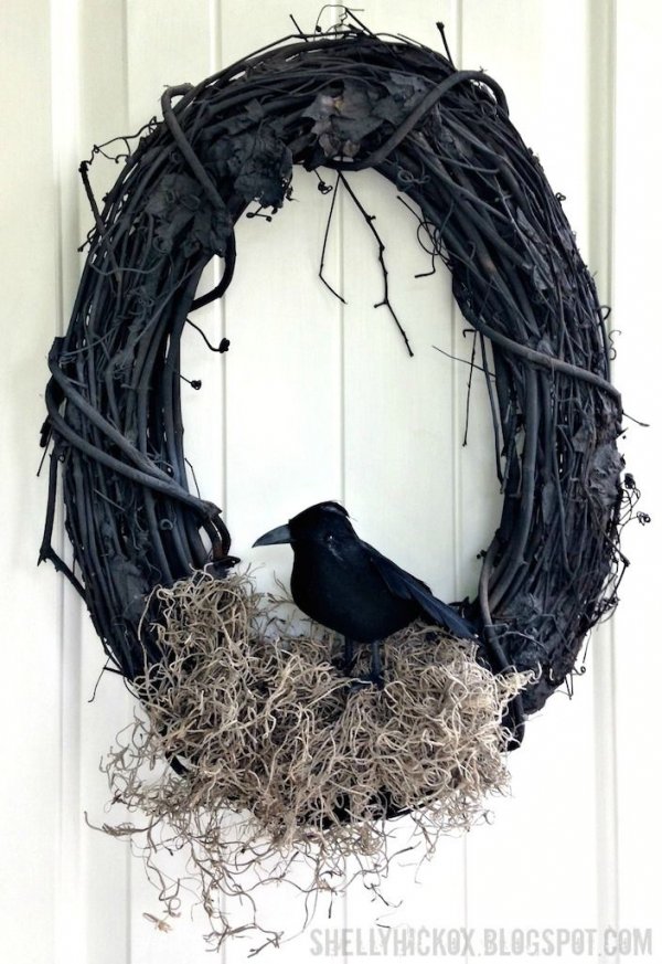 Raven Wreath