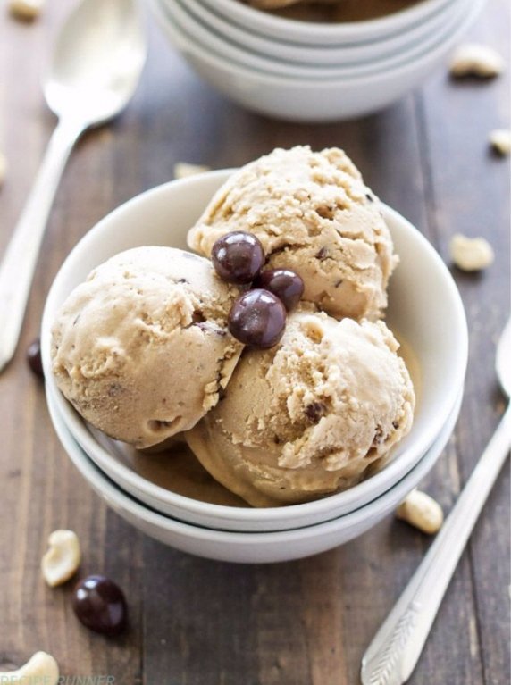 Coffee Cashew Ice Cream