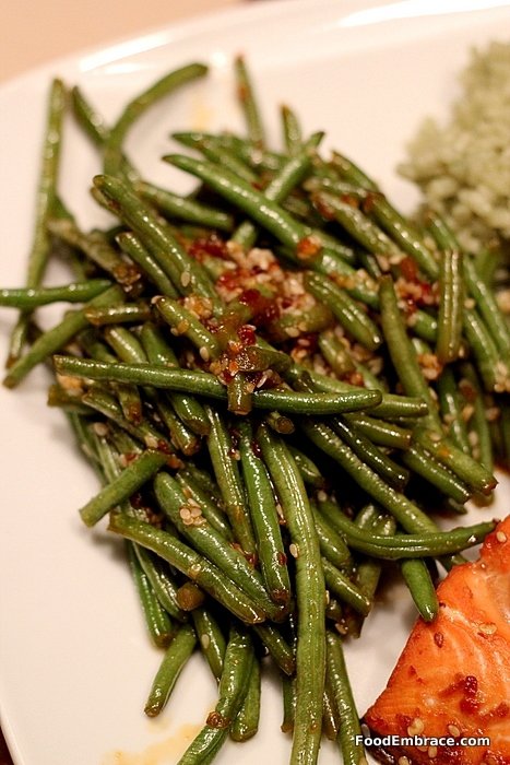 Sweet and Spicy Green Beans