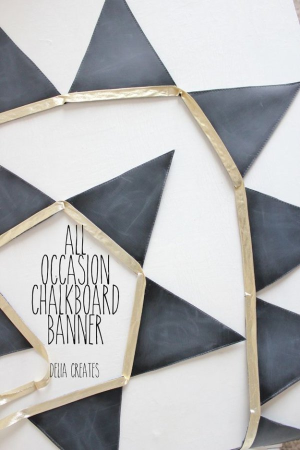 Reusable Chalkboard Banner