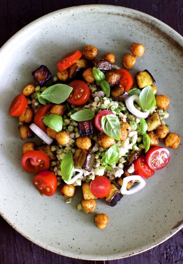 Buckwheat Chickpea Salad