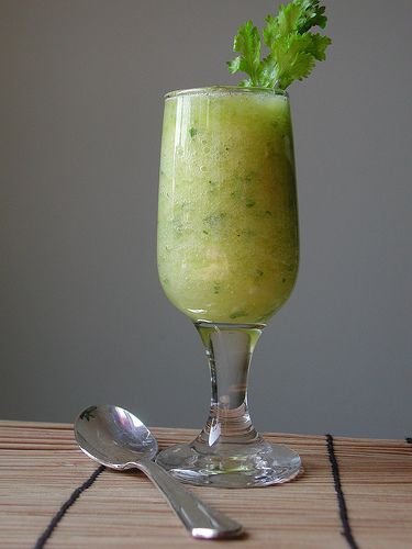 Pineapple Cucumber Gazpacho