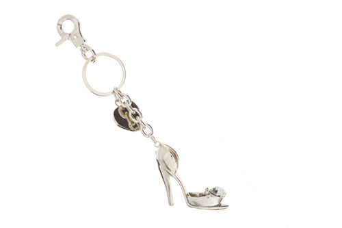 Lipsy Diamante Shoe Charm Keyring