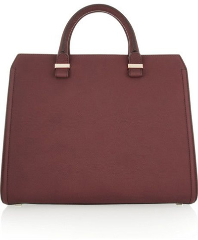 Victoria Structured Leather Tote