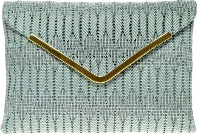 ASOS Weave Metal Bar Clutch