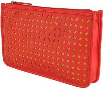 Forever21 Cutout Leatherette Clutch