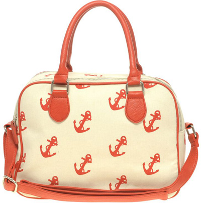 ASOS Bowler Bag in Anchor Print