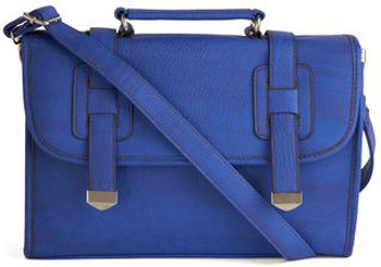 Blue Briefcase Satchel