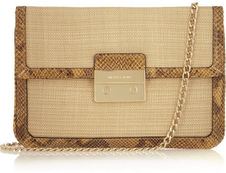 Michael Michael Kors Raffia Clutch