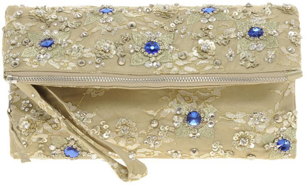 ASOS Jewel Lace Clutch