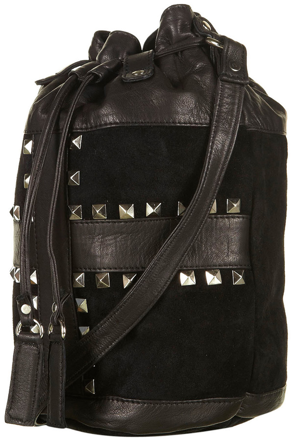 Studded Drawstring Bag