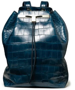 Croc Print Backpack