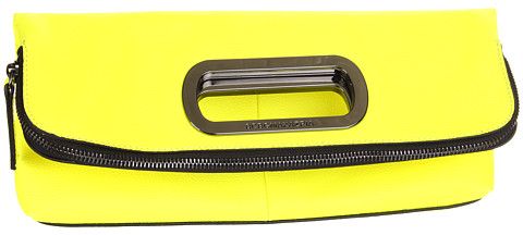 BCBGMAXAZRIA Leather Foldover Clutch