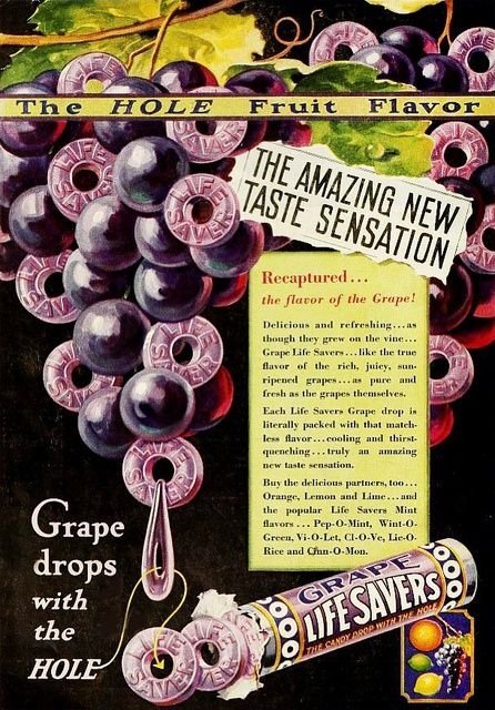 Grape Flavored Life Savers