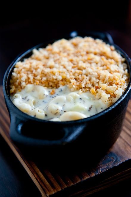 Truffled Macaroni and Cauliflower Gratin with Parmesan, Gruyere and Fontina