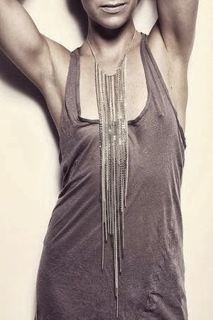 DIY Chain Fringe Necklace