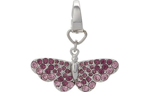 Fossil Butterfly Charm