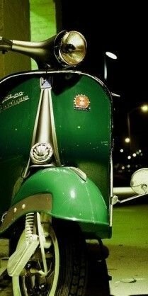 Green Vespa