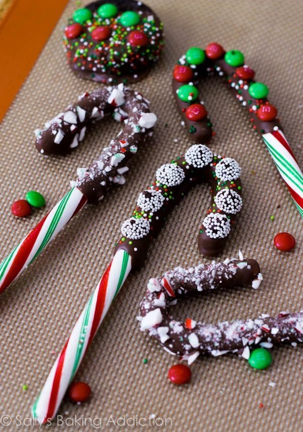 Chocolate Covered Candy Canes