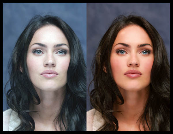 Megan Fox = Skin Color