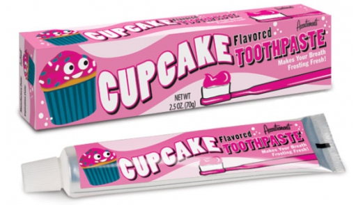 Cupcake Toothpaste