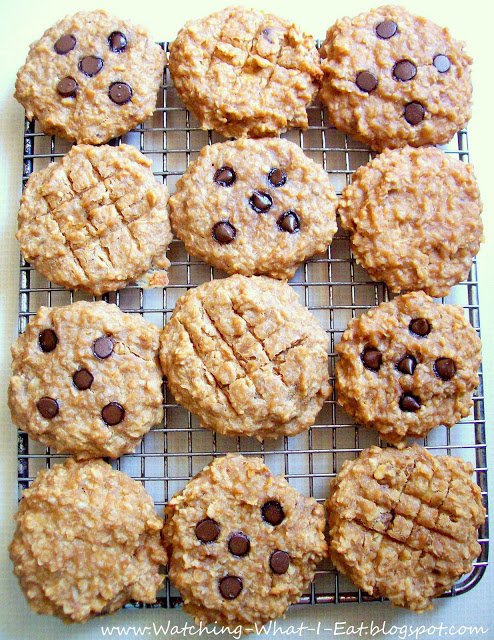 Peanut Butter Banana Oat Breakfast Cookies