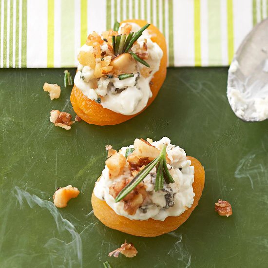 Blue Cheese-Stuffed Apricots