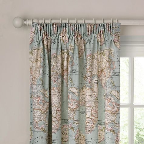 World Map Drapes