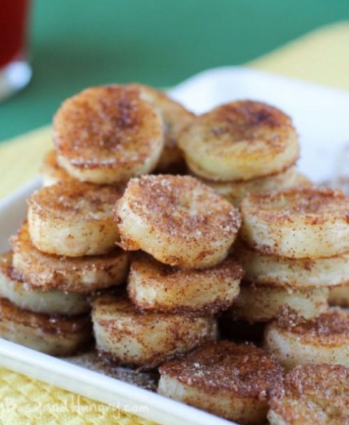 Pan Fried Cinnamon Bananas