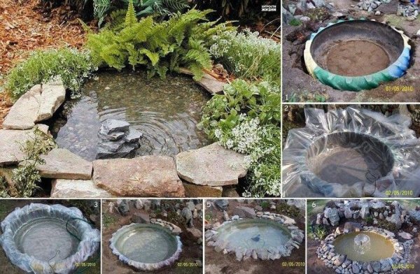 Use It as a Base for a Garden Pond