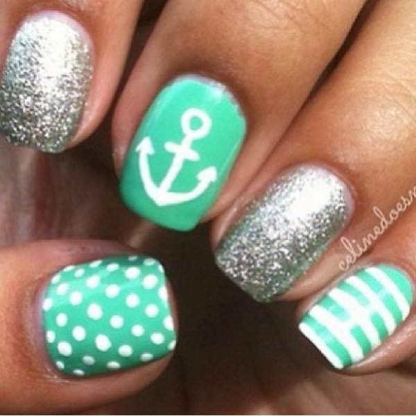 nail,finger,green,nail care,manicure,