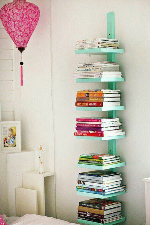 Wall Mounted Bookshelf