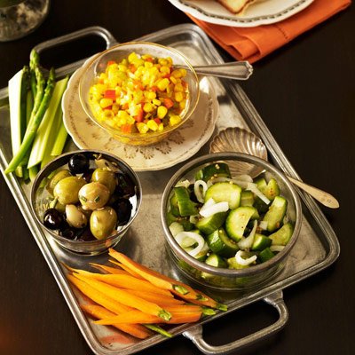 Classic American Relish Tray