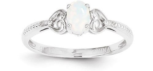 Opal and Diamond Ring