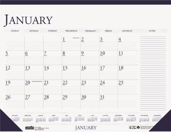 A Desk Pad Calendar