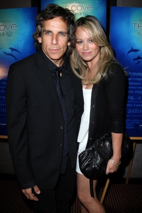 Ben Stiller and Christine Taylor