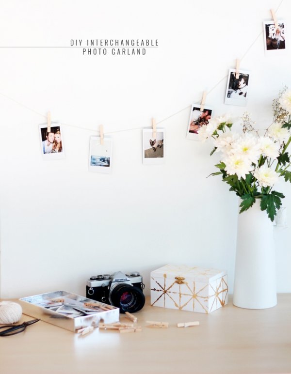 Interchangeable Photo Garland