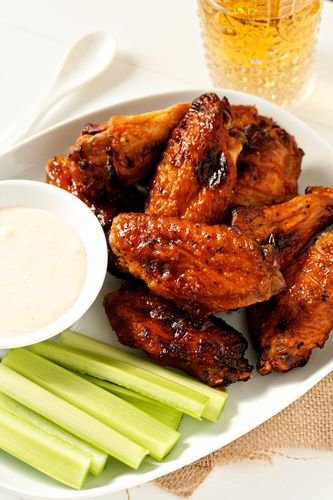 Sweet and Spicy Baked Chicken Wings