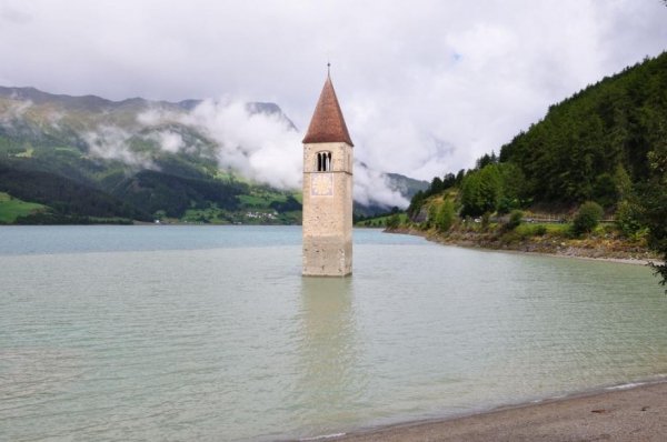 Bell Tower of Curon Venosta, Italy