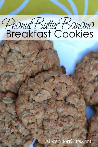 Peanut Butter Banana Breakfast Cookies