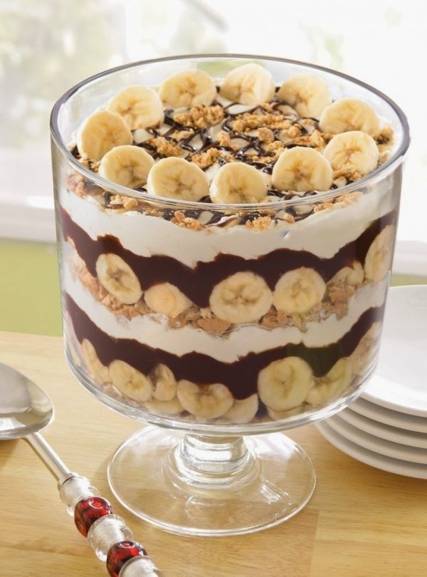 Chocolate-Banana Cream Trifle