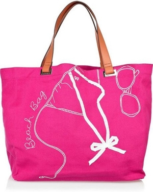 Anya Hindmarch Beach Bag Large Canvas Tote